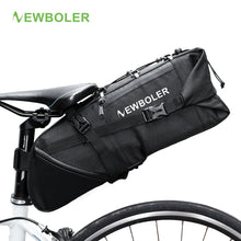 Lade das Bild in den Galerie-Viewer, NEWBOLER Fahrradtasche, wasserdicht, 13 l, grosses Fassungsvermögen, Fahrradsatteltasche, Radfahren, faltbar, Hecktasche, MTB, Straßenkofferraum, Bikepacking
