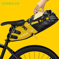 NEWBOLER Fahrradtasche, wasserdicht, 13 l, grosses Fassungsvermögen, Fahrradsatteltasche, Radfahren, faltbar, Hecktasche, MTB, Straßenkofferraum, Bikepacking