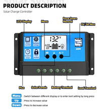 Lade das Bild in den Galerie-Viewer, 2*300W Solar Kit Komplette Panel 6000w 220v Inverter
