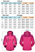 Lade das Bild in den Galerie-Viewer, TRVLWEGO Camping Wanderjacke Damen Herbst Outdoor Sport Mäntel Klettern Trekking Windjacke Reisen Wasserdicht Lila Rosig
