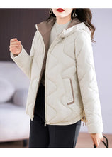 Lade das Bild in den Galerie-Viewer, Winter jacke Frauen neue Oberbekleidung koreanische Kleidung Frauen Mantel Kapuze Baumwolle Parkas Harajuku Damen Stepp mantel Streetwear
