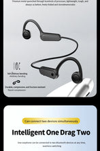 Lade das Bild in den Galerie-Viewer, Xiaomi mijia echte Knochen leitung Sport Kopfhörer drahtloser Kopfhörer Bluetooth-kompatibles Headset Freis prec heinrich tung mit Mikrofon zum Laufen
