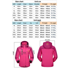 Lade das Bild in den Galerie-Viewer, TRVLWEGO Camping Wanderjacke Damen Herbst Outdoor Sport Mäntel Klettern Trekking Windjacke Reisen Wasserdicht Lila Rosig
